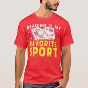 Books Lovers Reading Is My Favourite Sport T-Shirt