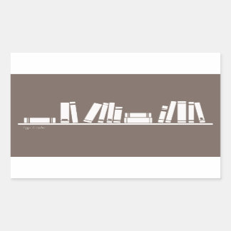 Books lovers! rectangular sticker