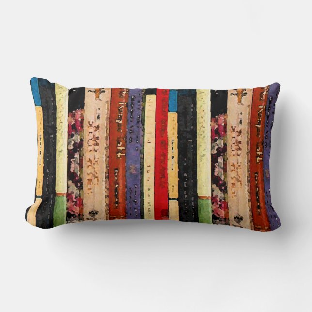 Books Lumbar Cushion (Front)