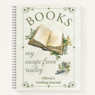 Books My Escape From Reality Reading Journal