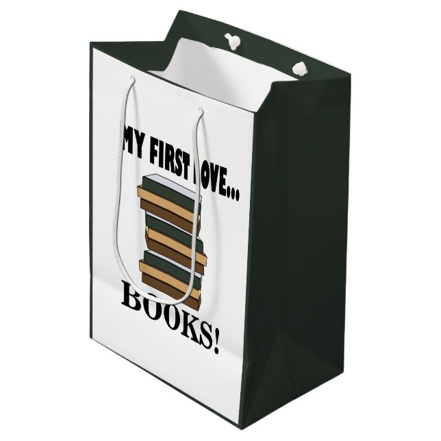 Books My First Love Books  Medium Gift Bag (Front Angled)