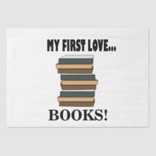 Books My First Love Books Tissue Paper