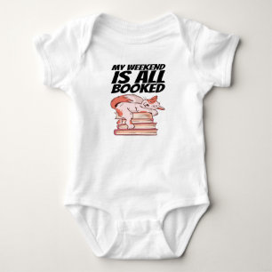 Books - My Weekend Is All Booked Baby Bodysuit