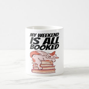 Books - My Weekend Is All Booked Coffee Mug