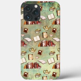 Books n Tea Bookworm Constant Reader iPhone 13 Pro Max Case