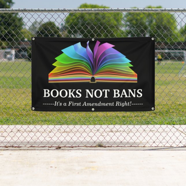 Books Not Bans, LGBTQ+  Banner (Insitu)