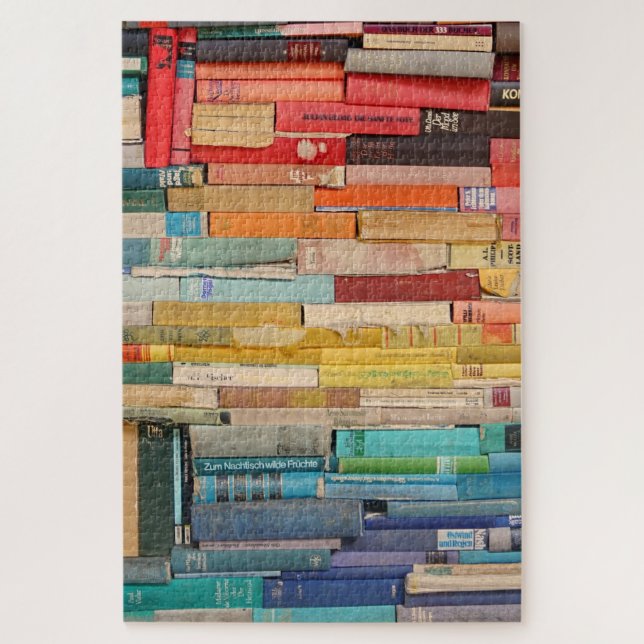 Books of all colours jigsaw puzzle (Vertical)