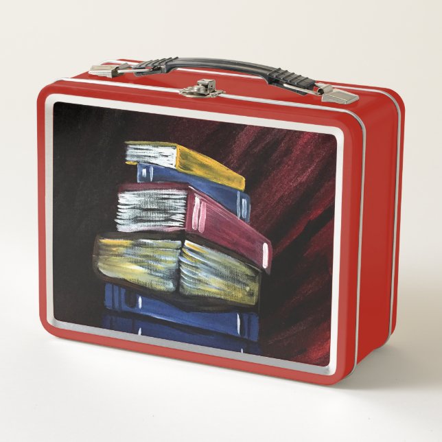 Books Of Knowledge  Metal Lunch Box (Front)