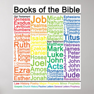 Books of the Bible 16x20 Poster