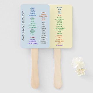 Books of the Bible Hand Fans