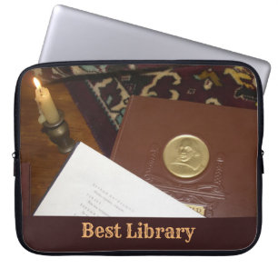 Books of the last century laptop sleeve