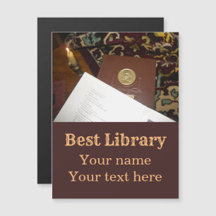 Books of the last century magnetic invitation