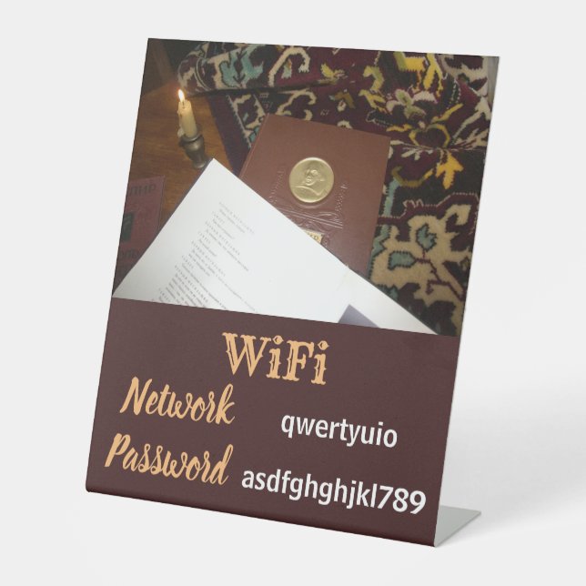 Books of the last century Pedestal Sign (Front)