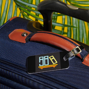 Books On A Shelf  Luggage Tag