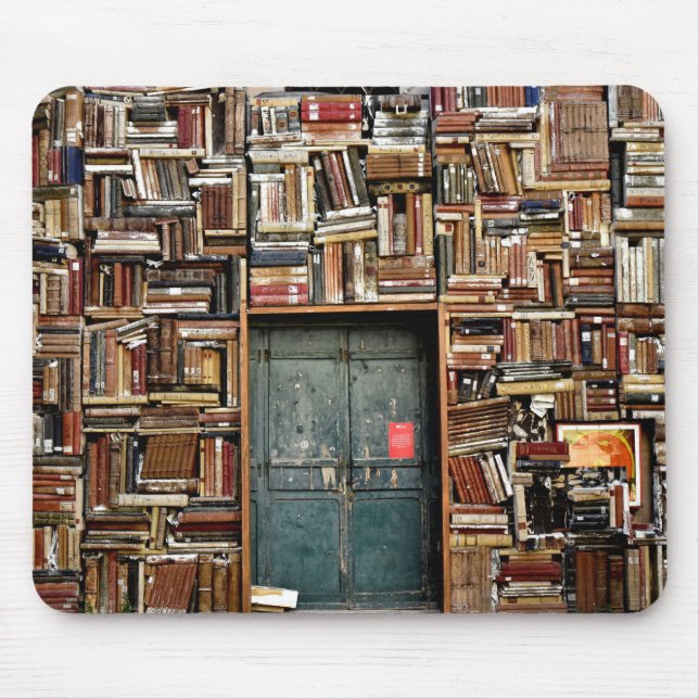 Books on Books Mouse Pad (Front)