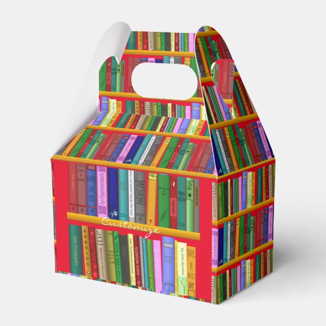 Books on Shelves Thunder_Cove  Favour Box (Front Side)