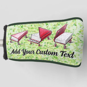 Books On Wheels: Playful, Musical & Unique Golf Head Cover