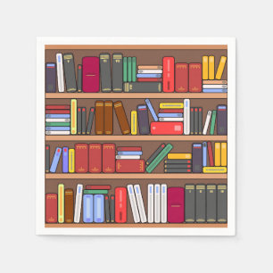 Books Paper Napkins, Book Lover Party Supplies Napkin