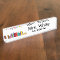 "Books" Personalised Nameplate