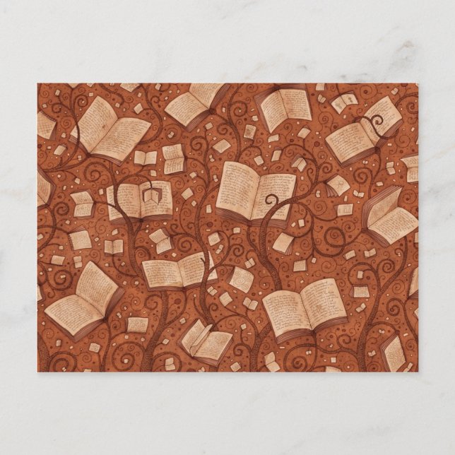 Books Postcard (Front)