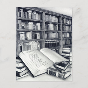 Books Postcard