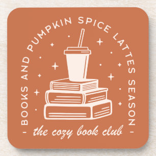 Books & Pumpkin Spice Season Coaster