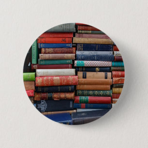 Books Read Love Old Books 6 Cm Round Badge