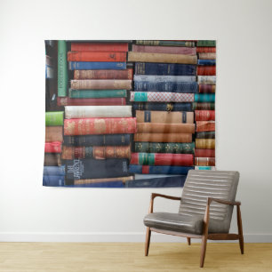 Books Read Love Old Books Tapestry