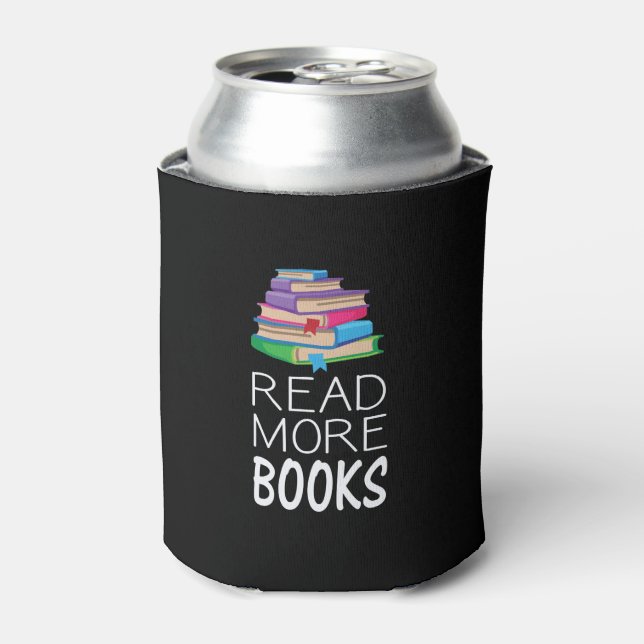 Books - Read More Books Can Cooler (Can Front)