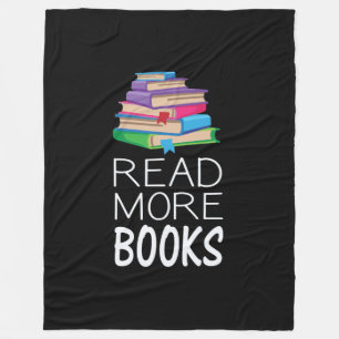 Books - Read More Books Fleece Blanket