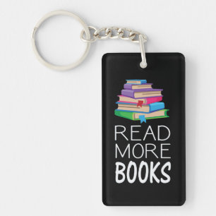 Books - Read More Books Key Ring