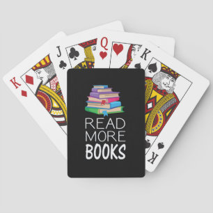 Books - Read More Books Playing Cards