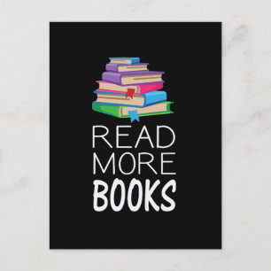 Books - Read More Books Postcard