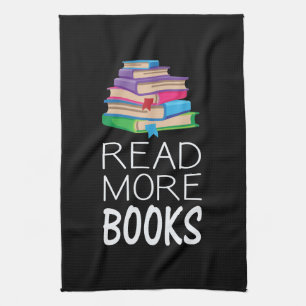Books - Read More Books Tea Towel