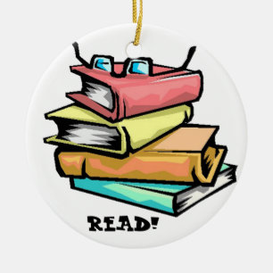 Books READ! Ornament