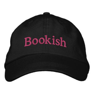 Books Reading Embroidered Hat