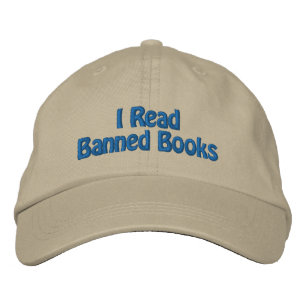 Books Reading Embroidered Hat