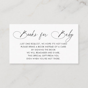 Books Request   Baby Shower Invitation Insert