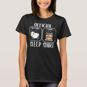 Books sleep shirt counting sheep