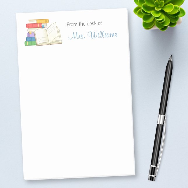 Books Stack Open Book School Teacher Post-it Notes (Creator Uploaded)