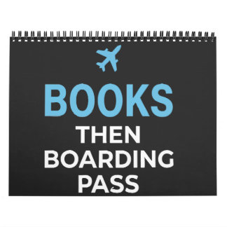 Books Then Boarding Pass Sweatshirt – Book Lover Calendar