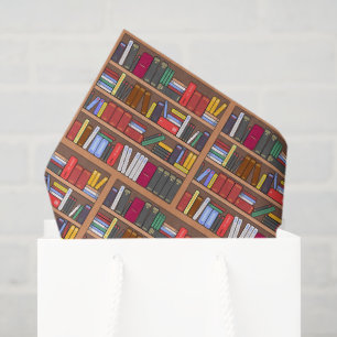 Books Tissue Paper, Reader Decoupage Paper