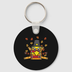 Books Turkey Funny Read Thanksgiving Teacher Fall Key Ring