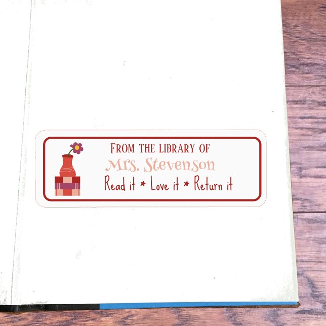 Books Vase Classroom Library White Budget Stickers (Creator Uploaded)