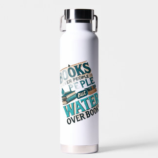 Books, Water, Balance Water Bottle