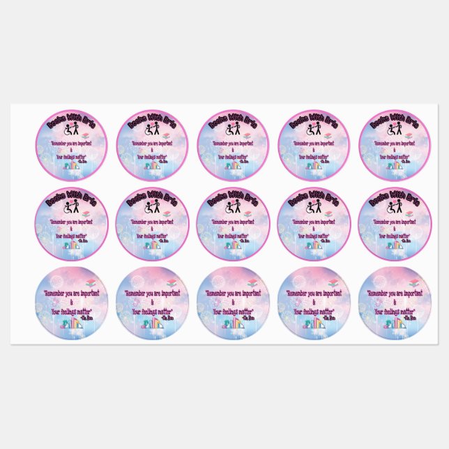 Books With Brie stickers  (Sheet)