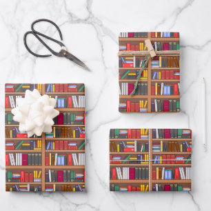 Books Wrapping Paper, Reader Gift Wrap