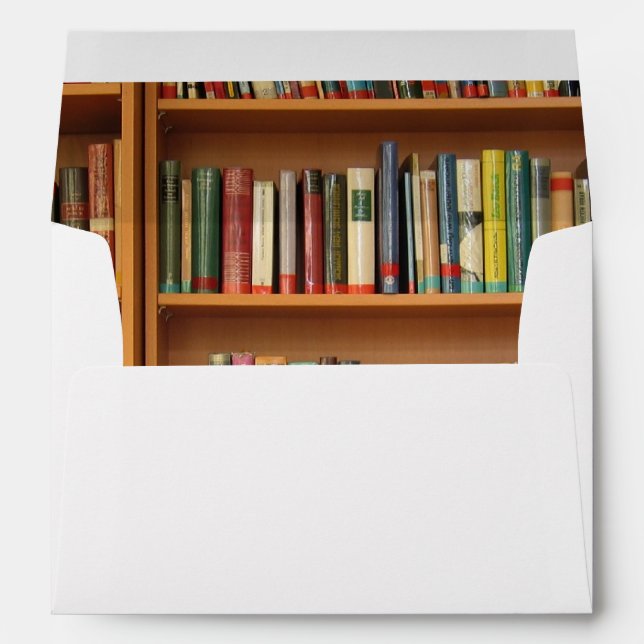 Bookshelf background envelope (Back (Bottom))