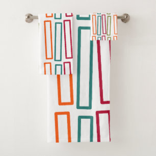 Bookshelf bath towel set