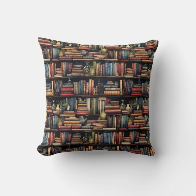 Bookshelf Books Cushion (Front)